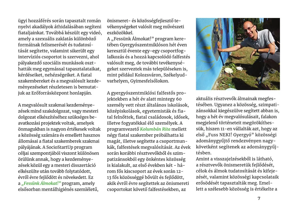 Köszöntő (folytatás) — a közösségi háttér
