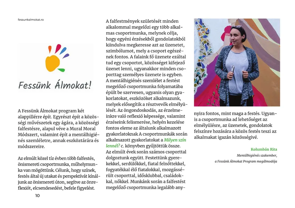 A „Fessünk Álmokat!" program bemutatása