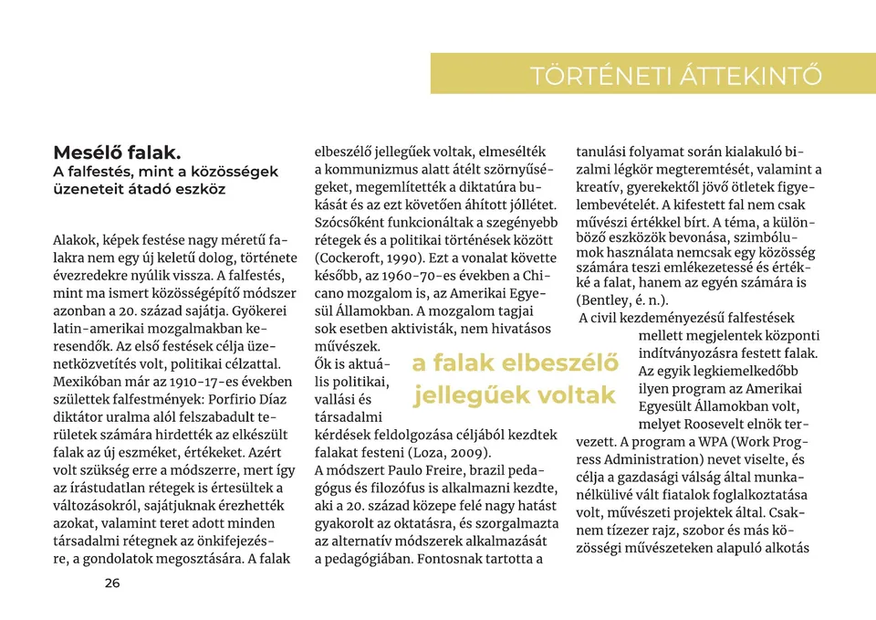 A „Falra festett álmok" album 26. oldala