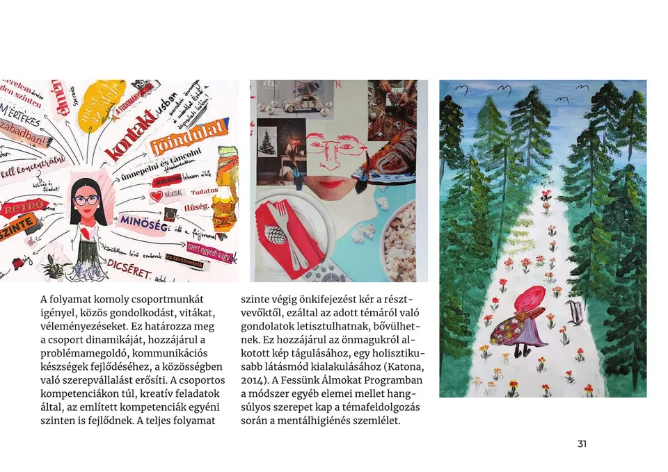 A „Falra festett álmok" album 31. oldala