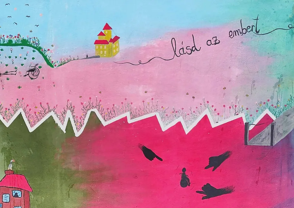 A „Falra festett álmok" album 118. oldala