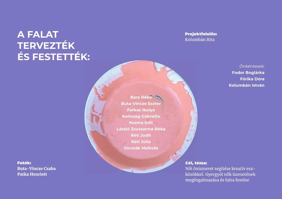A „Falra festett álmok" album 158. oldala
