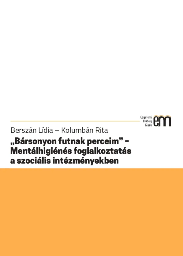 „Bársonyon futnak perceim” – borító