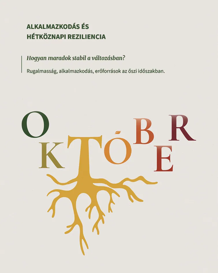 October — the "Adaptation and everyday resilience" chapter opener