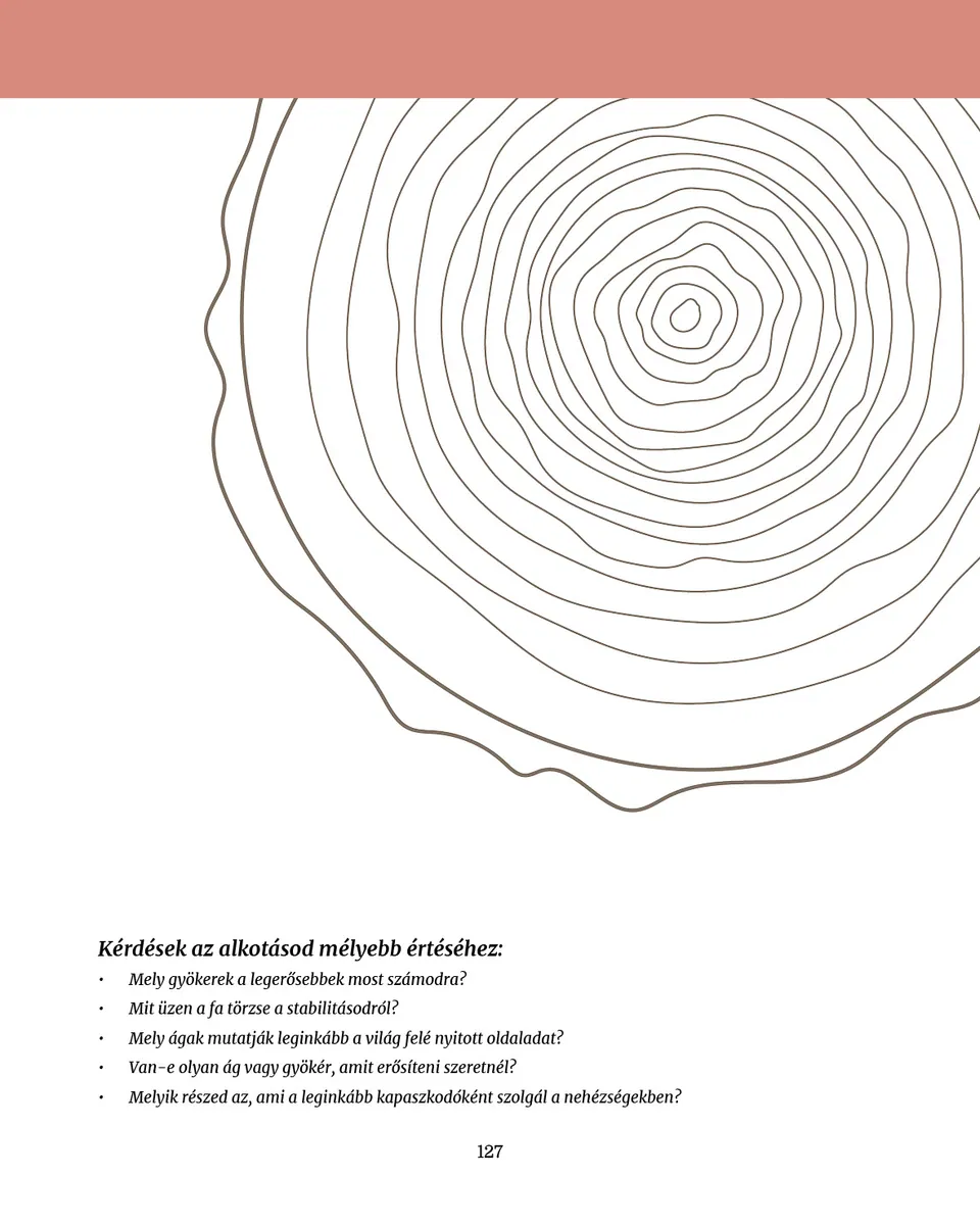 The tree's growth rings — self-reflection questions