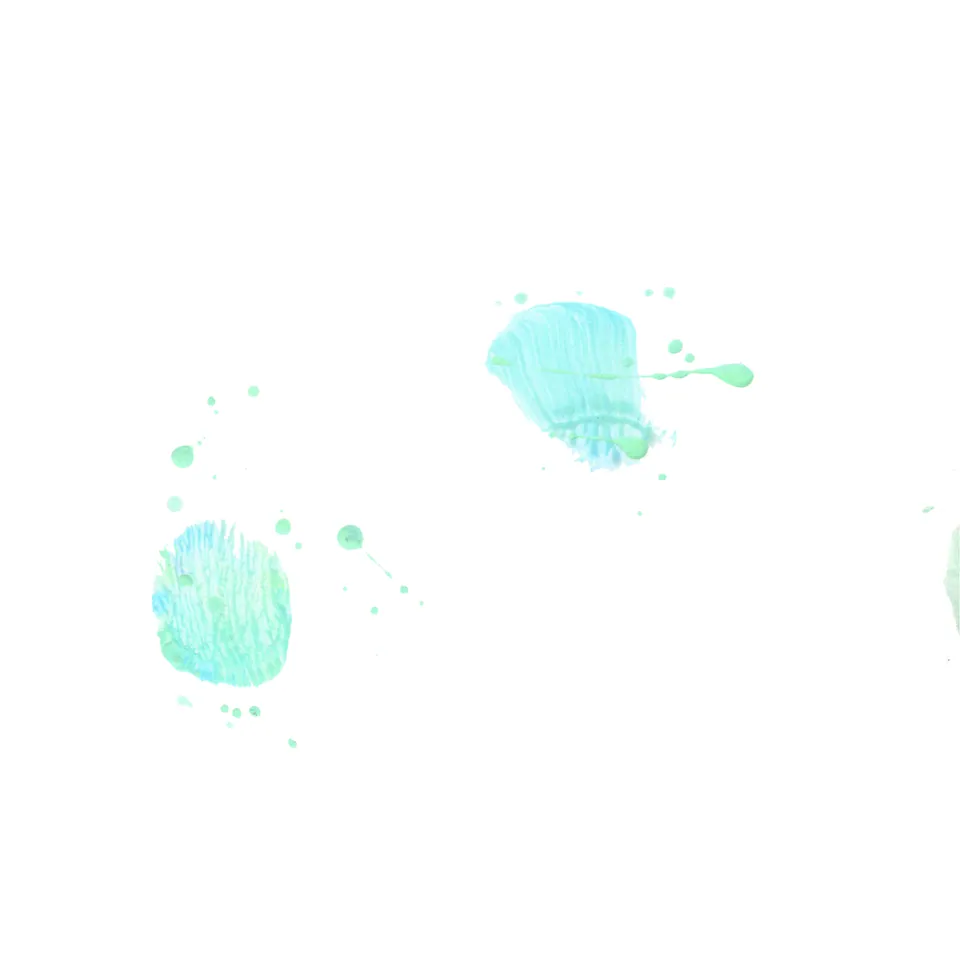 One of the book's inside pages — a soft watercolour wash